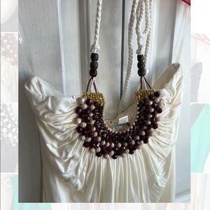 NWT Forever 21 boho beaded top